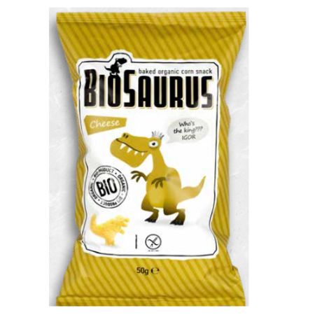 Pufuleti Bio din porumb si branza fara gluten, 50 g, Little Angel