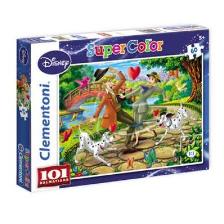 Puzzle 101 Dalmatieni, 60 piese, CL26898, Clementoni