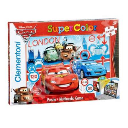 Set puzzle Cars 2, 2 puzzle x 20 piese, CL24719, Clementoni