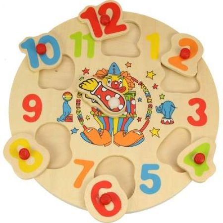 Puzzle Ceas Clovn, BJ 751, Bigjigs