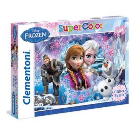 Puzzle cu bijuterii Fronzen Regina Muntelui, 104 piese, CL27248, Clementoni