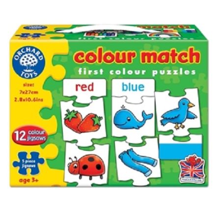 Puzzle educativ Colour Match, +3 ani, 12 piese, Orchard Toys