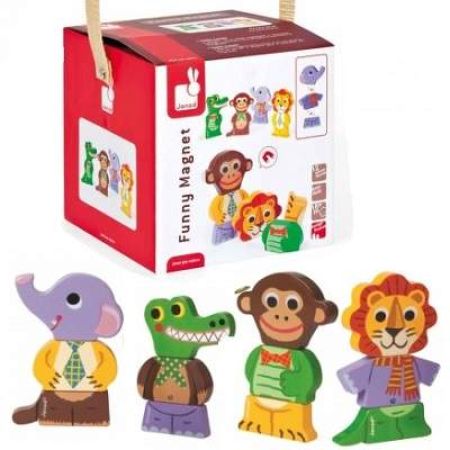 Figurine magnetice, jungla, Puzzle, HOE02404, Janod