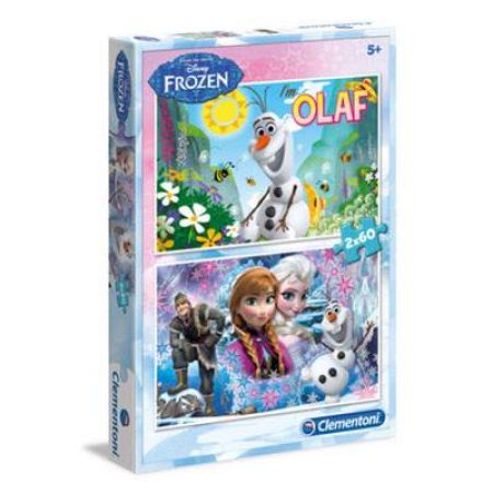 Puzzle Frozen, 2 puzzle x 60 piese, CL07119, Clementoni