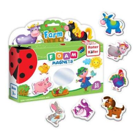 Puzzle magnetic animale de la ferma, Roter Kafer 