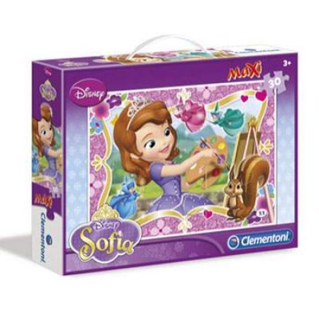 Puzzle Maxi Sofia Intai Pictura, 30 piese, CL07411, Clementoni