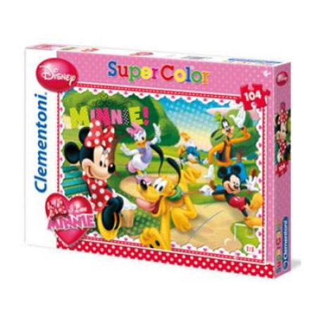 Puzzle Minnie O dupa-amiaza placuta, 104 piese, CL27889, Clementoni