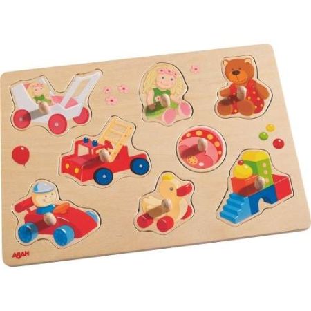 Puzzle Primele mele jucarii, 8 piese, 12luni+, Haba