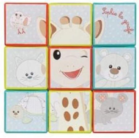 Puzzle vertical cuburi, girafa Sophie, 230767, Vulli