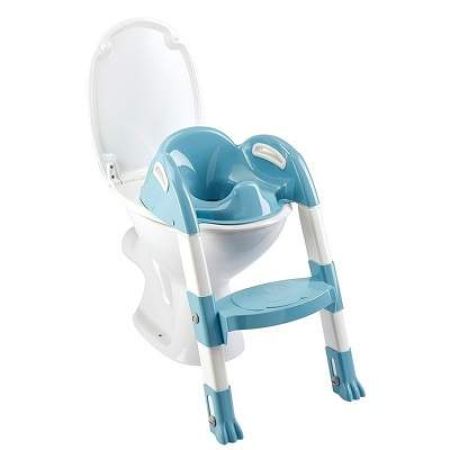 Reductor pentru toaleta cu scarita Kiddyloo Blue, 172538, Thermobaby