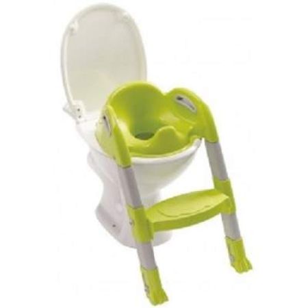 Reductor pentru toaleta cu scarita, verde, Kiddyloo, 172521, Thermobaby