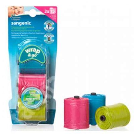 Rezerve parfumate Wrap & Go, 3 bucati, 81053101, Tommee Tippee