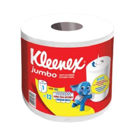 Rola prosop hartie Jumbo, 600 foi, Kleenex