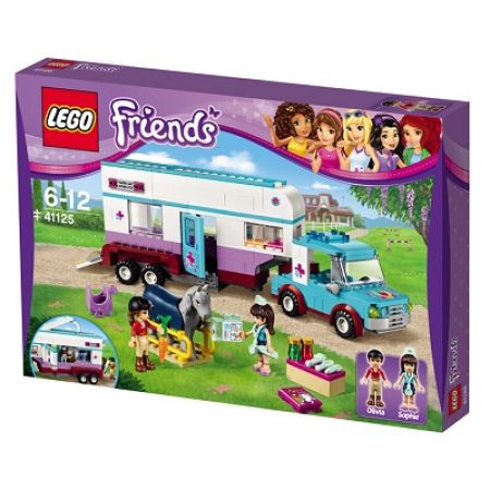 Rulota veterinara pentru cai, 6-12 ani, L41125, Lego Friends