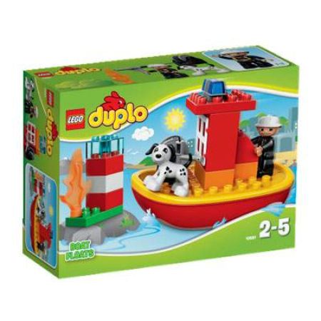 Salupa de stins incendii Duplo, 2-5 ani, L10591, Lego