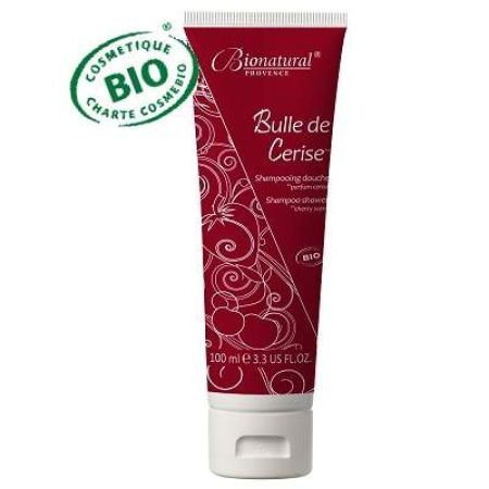 Sampon Bio si Gel de Dus cu Aloe Vera si Cirese, 100ml, BioNatural