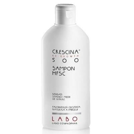 Sampon Crescina HFSC Re-Growth 500 pentru barbati, 200ml, Labo