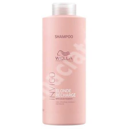 Sampon pentru par blond Invigo Invigo Blonde Recharge, 1000 ml, Wella Professionals