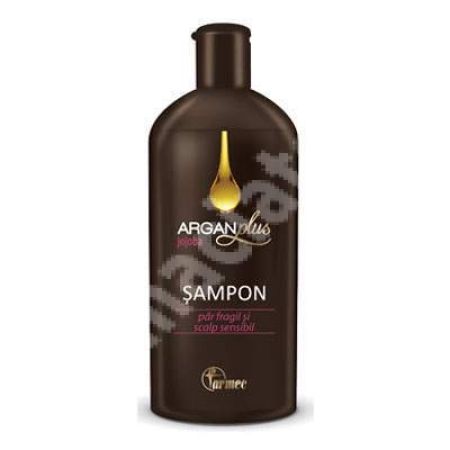 Sampon pentru par fragil cu Argan plus Jojoba, 250 ml, Farmec