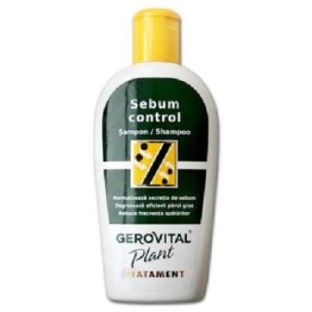 Sampon sebum control Gerovital Plant, 200 ml, Farmex