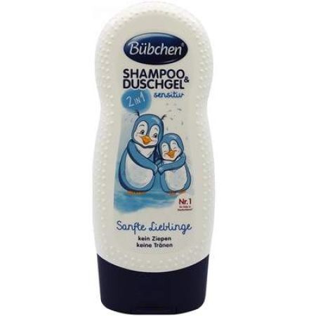 Sampon si gel de dus Sensitiv, 230 ml, Bubchen