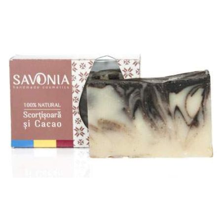 Sapun cu scortisoara si cacao, 90 g, Savonia