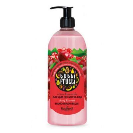 Sapun lichid cu aroma de visine si coacaze rosii Tutti Frutti, 500 ml, Farmona