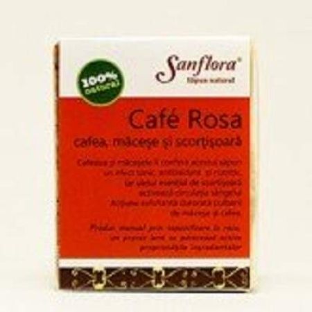 Sapun natural cu cafea, macese si scortisoara, 100 g, Sanflora