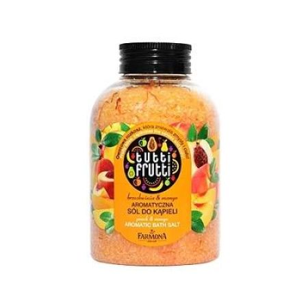 Sare de baie cu aroma de piersici si mango, 600 g, Farmona