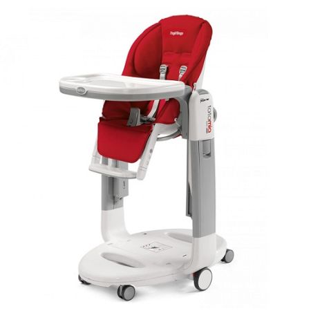 Scaun de masa 3 in 1 Tatamia Follow Me, +0 luni, Fragola, Peg Perego