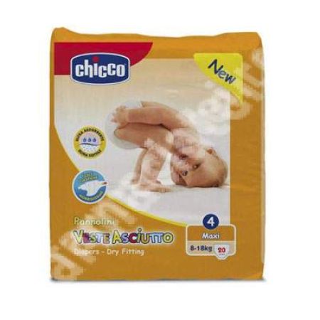 Scutece Maxi 8-18 kg, 20 bucati, 39023, Chicco