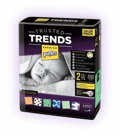 Scutece nr.2 Pufies Trends Mini, 3-6 Kg, 72 buc, Ficosota Sintez