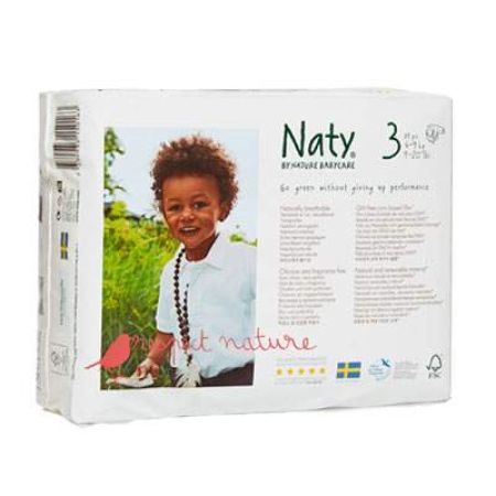 Scutece nr.3 Eco, 4-9 kg, 31 bucati, Naty