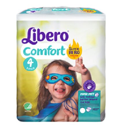 Scutece nr. 4 Comfort, 7-11 kg, 84 bucati, Libero