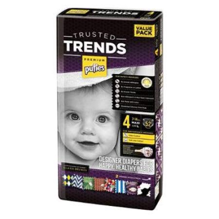 Scutece nr.4 Pufies Trusted Trends Maxi, 7-14 kg, 52 buc, Ficosota Sintez