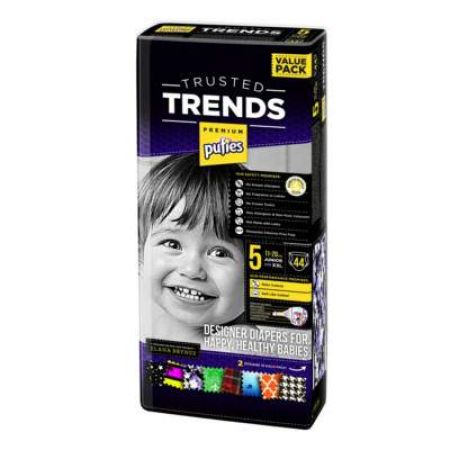 Scutece nr.5 Pufies Trusted Trends Junior, 11-20 kg, 44 buc, Ficosota Sintez