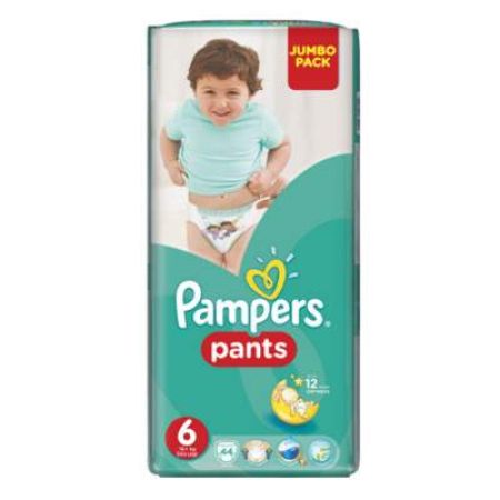 Scutece nr. 6 Pants Extra large, +16 kg, 44 bucati, Pampers