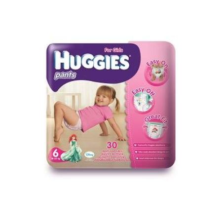 Scutece Pants - Girl, Jumbo nr 6, 16-22 kg, 30 bucati, Huggies