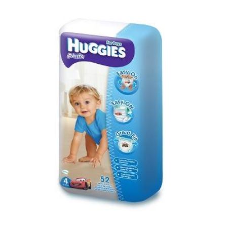 Scutece Pants - Boy, Mega nr 4, 9-14 kg, 52 bucati, Huggies