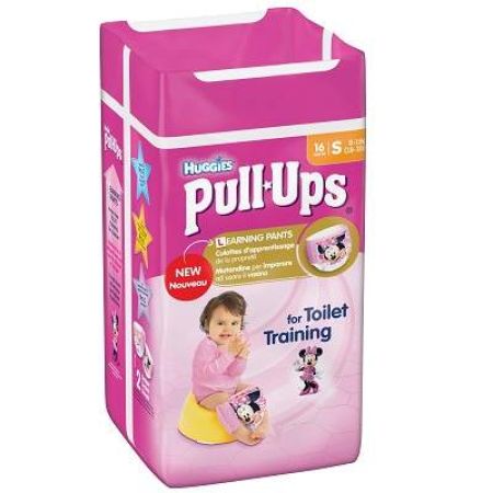 Scutece, Pull-Ups Conv Flare, marimea 4/S Fetite, 16 bucati, 8-15 kg, Huggies