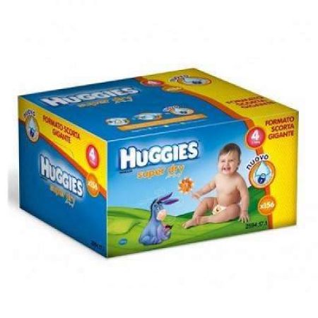 Scutece  Super Dry, nr. 4, 7-14 kg, 156 bucati, Huggies