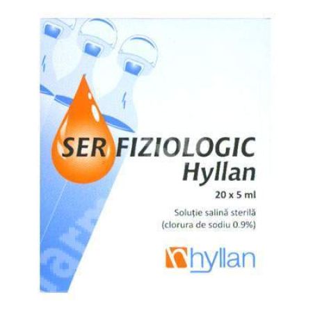 Ser Fiziologic, 20x5 ml, Hyllan