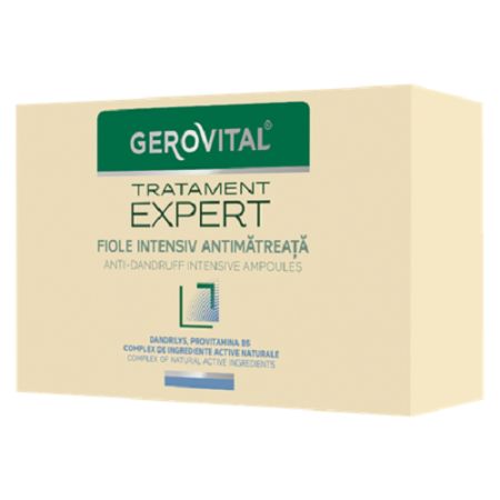 Fiole intensiv anti-matreata Gerovital Tratament Expert, 10x10ml, Farmec