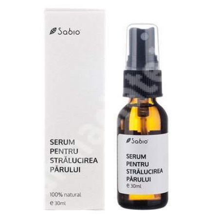 Ser pentru stralucirea parului, 30 ml, Sabio