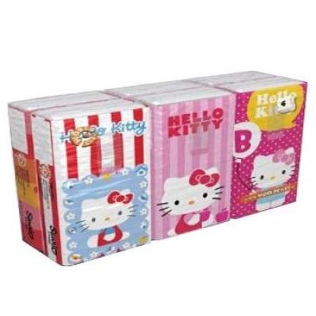 Servetele batiste uscate Hello Kitty, 6pch