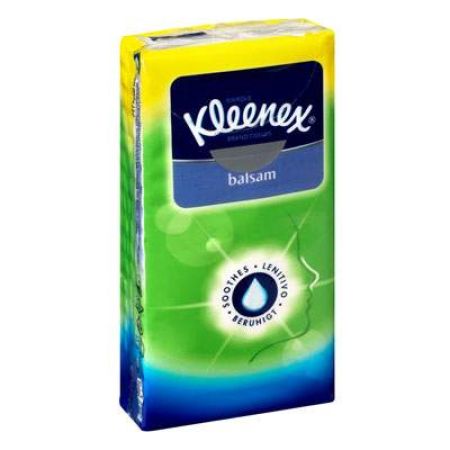 Servetele faciale cu Balsam, 9 servetele, Kleenex