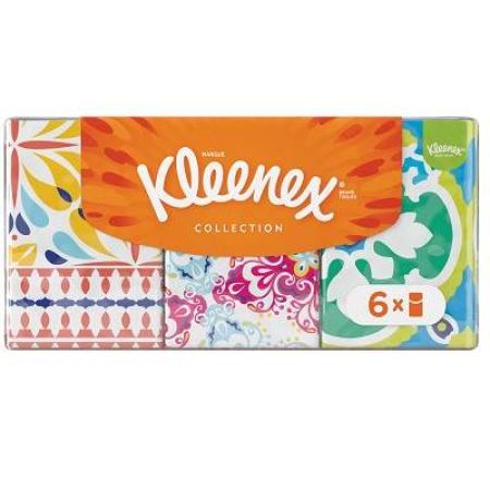 Servetele batiste igienice uscate Mini Collection, 6pch, Kleenex