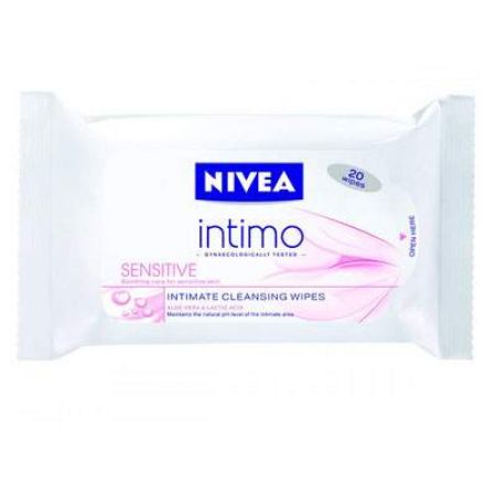 Servetele umede pentru igiena intima Intimo Sensitive, 20 bucati, Nivea