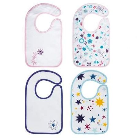 Set 2 bavete, +0 luni, 17x29 cm, 101666, BabyCalin