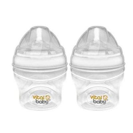 Set 2 biberoane anticolici Breast-like, +0 luni, 2x240 ml, 442526, Vital Baby